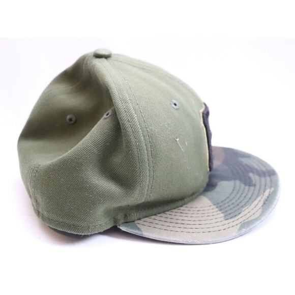 New Era 59FIFTY On-Field Pittsburgh Pirates Green Camo Brim Fitted 6 5/8 Hat USA - Picture 5 of 6